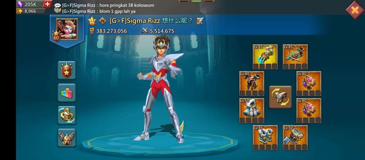 Penjualan akun permainan Lords Mobile Penjualan akun permainan Lords Mobile